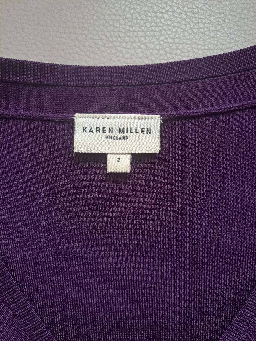 Fioletowa sukienka Karen Millen