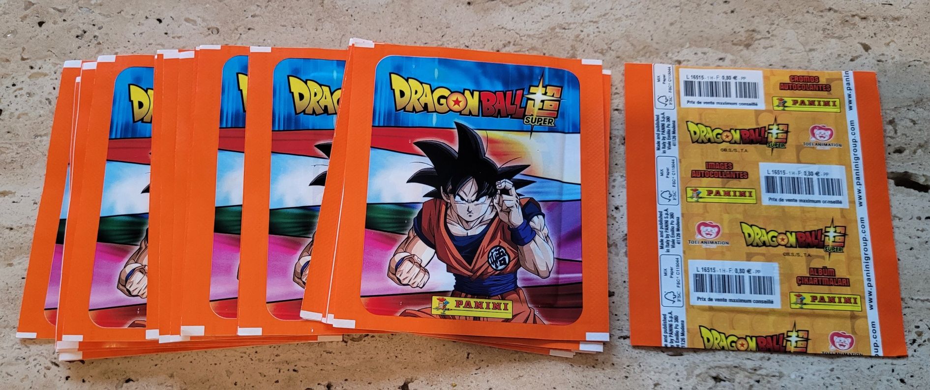 Dragon Ball cromos e cards Panini