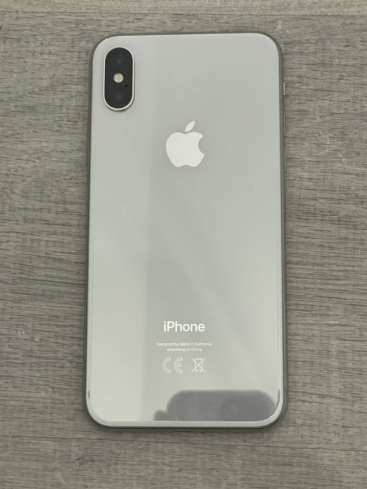 iPhone X 64gb srebrny uzywany stan idealny