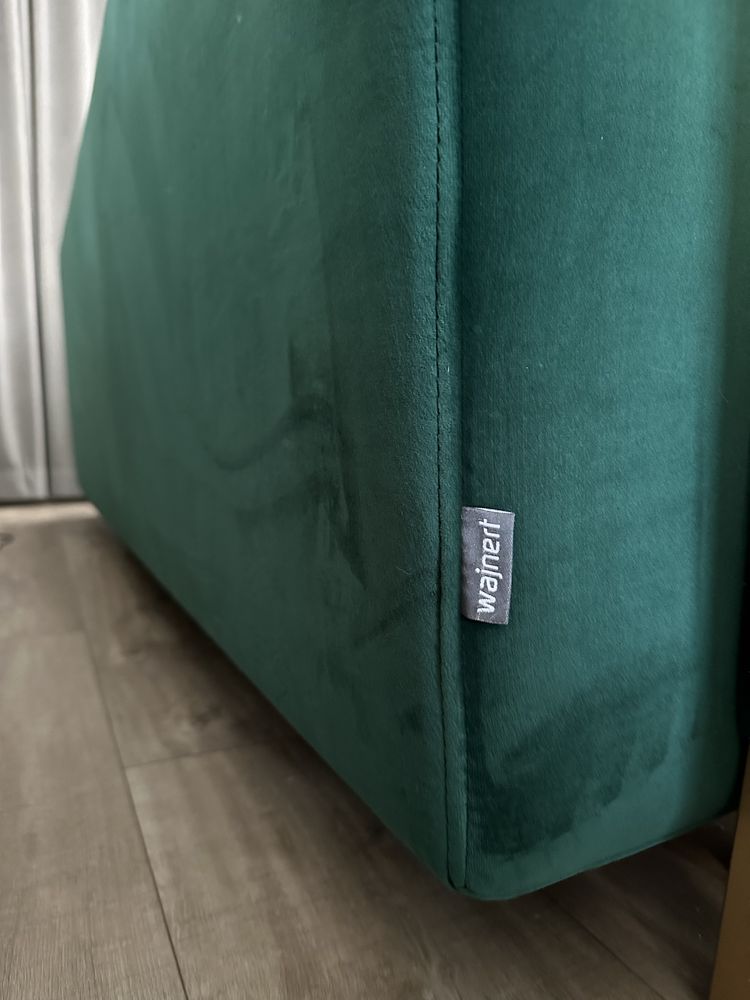 Sofa kanapa Vajnert Modo butelkowa zieleń z funkcją spania