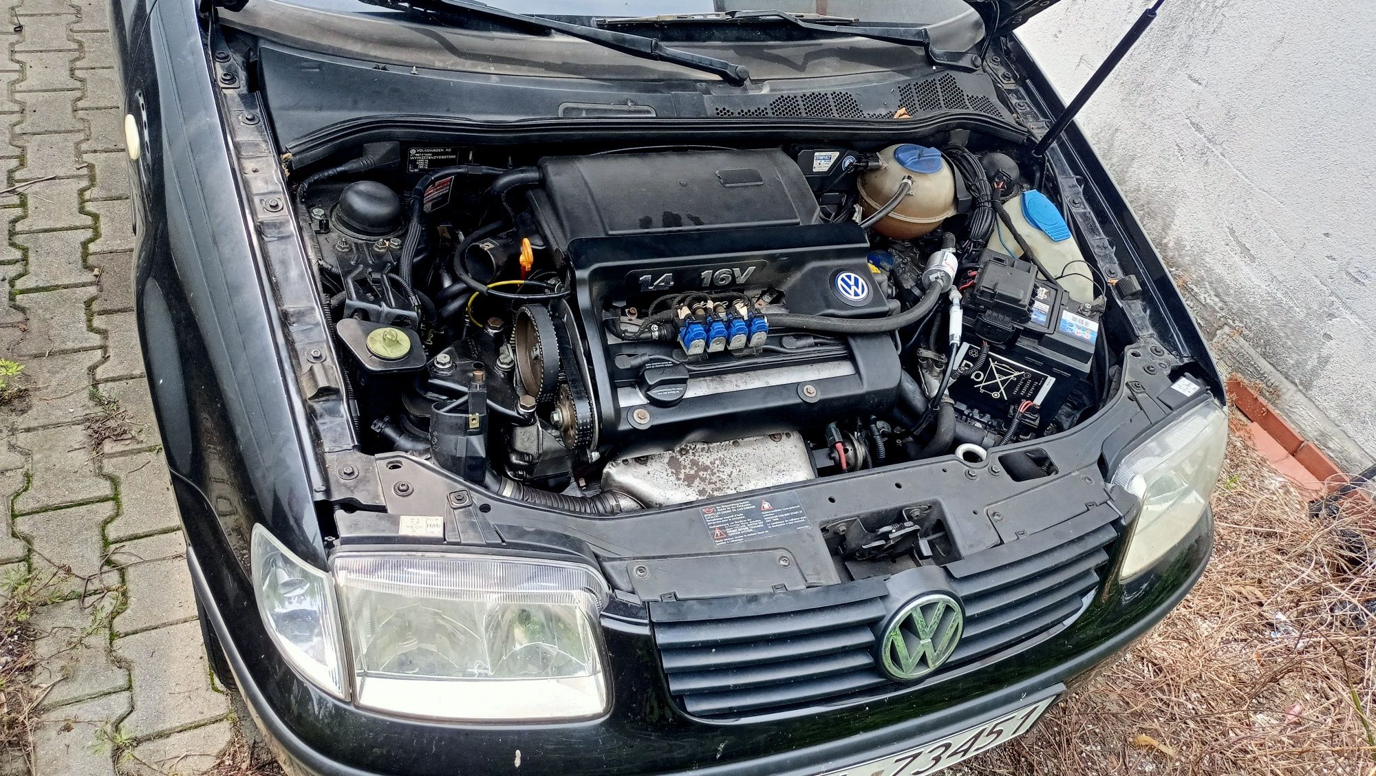 Volkswagen Polo III 6n2 2000 1.4 mpi LPG uszkodzony silnik