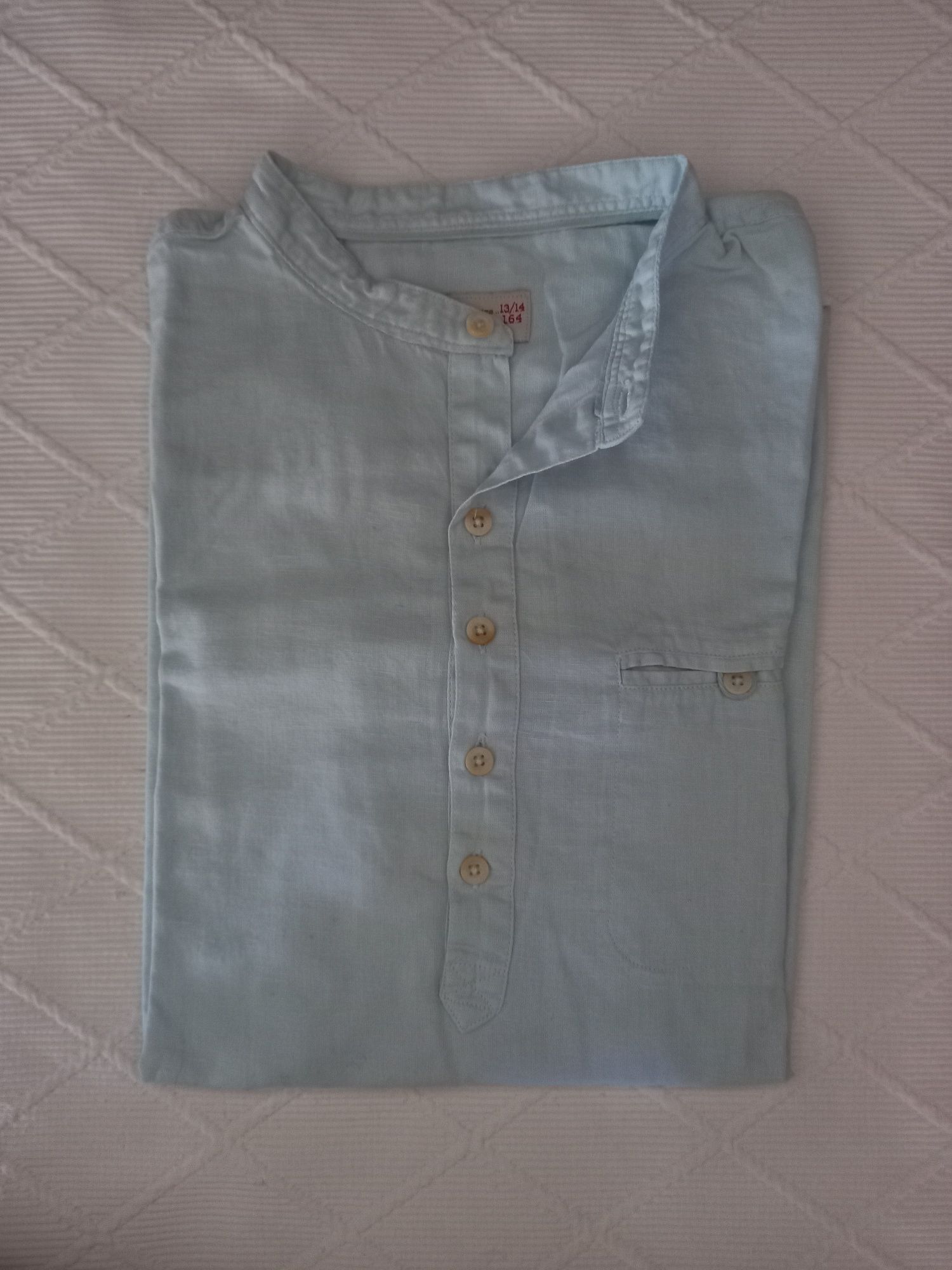 Camisa / túnica de gola mao Zara rapaz 13-14 anos
[  ]