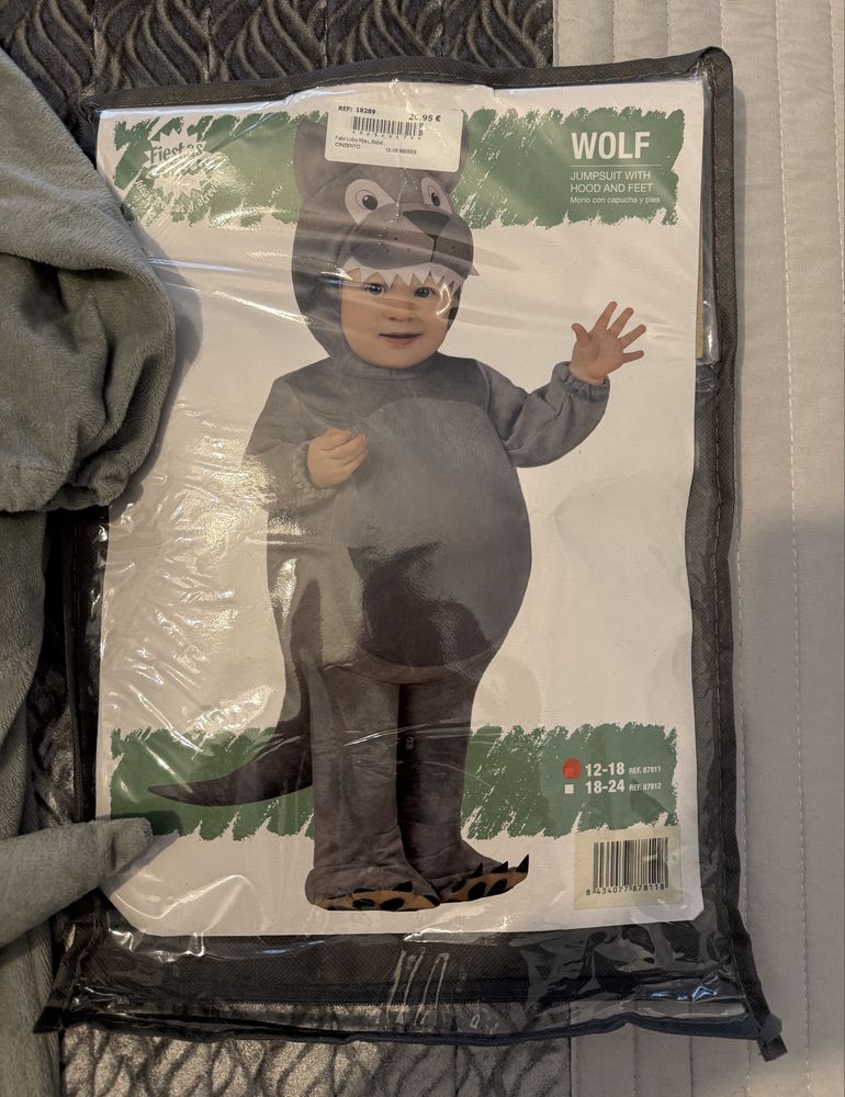 Fato Lobo mau bebe