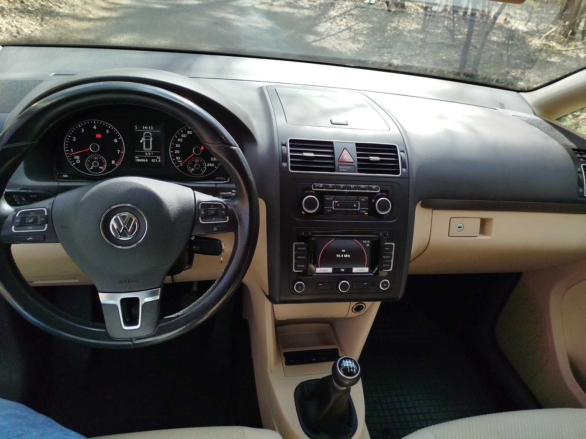 Volkswagen Touran 1.4tsi salon pl, serwis, ekstra stan !!