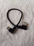 Kabel do szybkiego ładowania kątowy usb a usb c 25cm