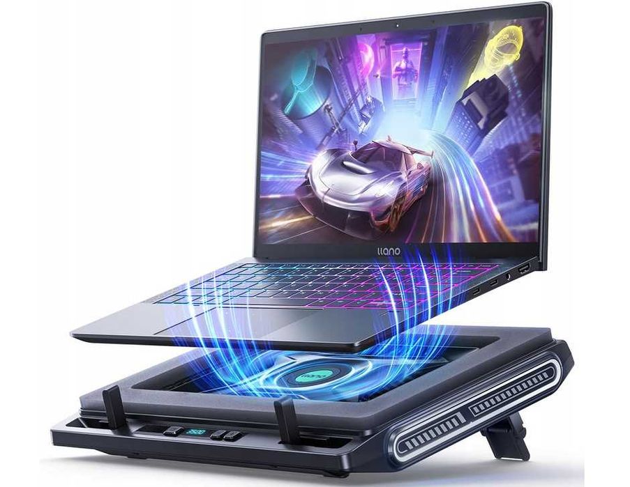 Podkładka chłodząca do laptopa gamingowego z turbofanem 3500 obr./min
