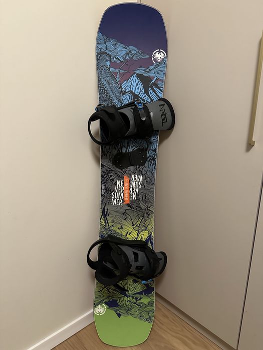 Snowboard never summer