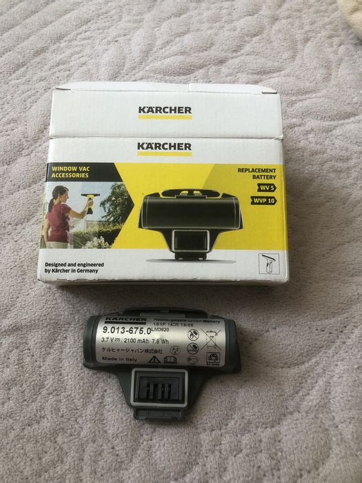 Змінний акумулятор для склоочисника karcher wv5 або wvp 10