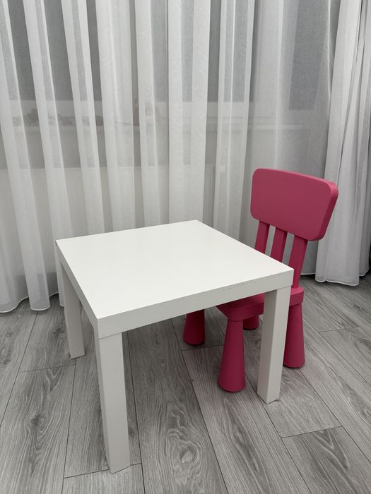 Детский стол и стул ИКЕА