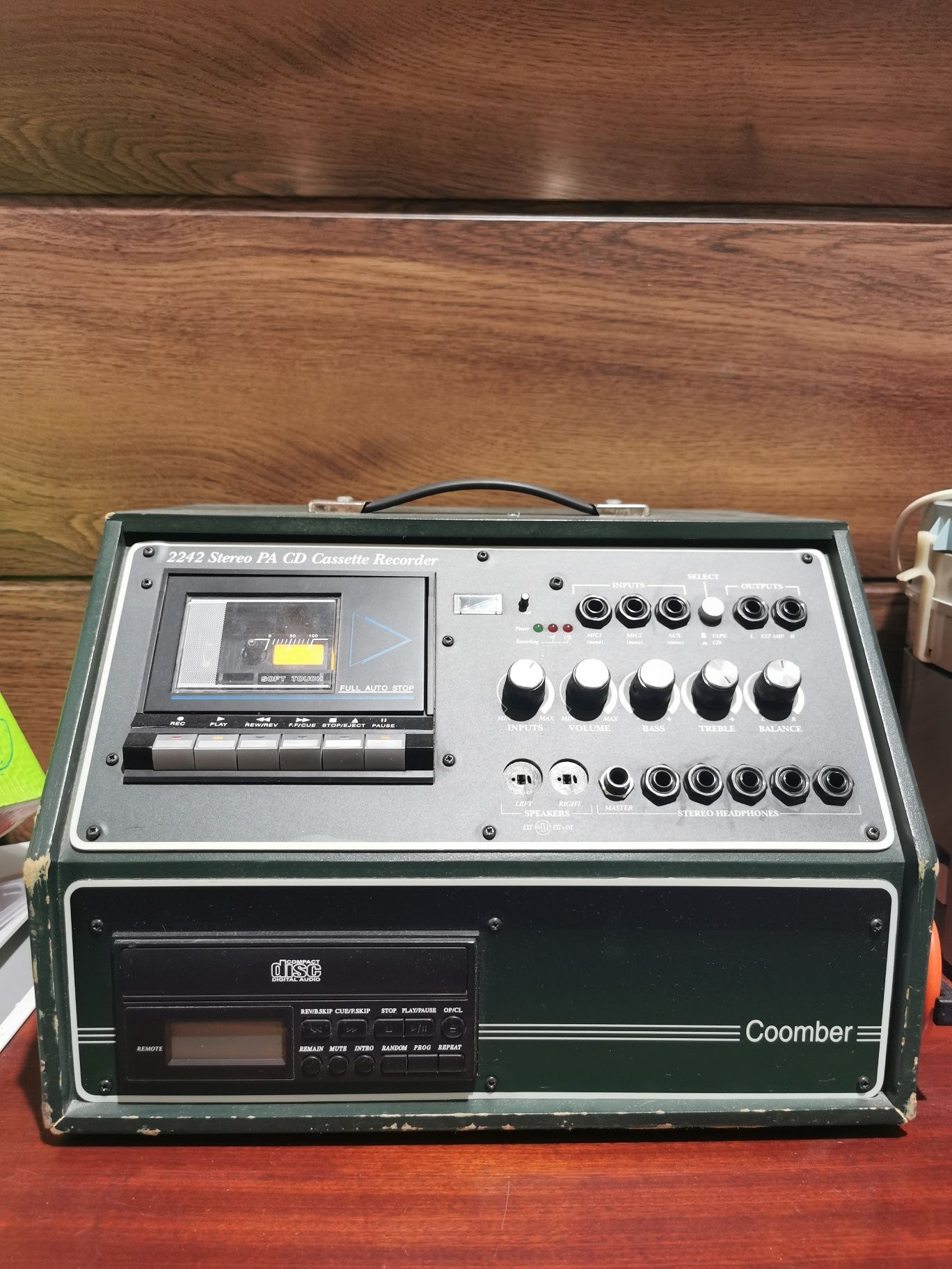 Coomber angielskie kombo cd i magnetofon