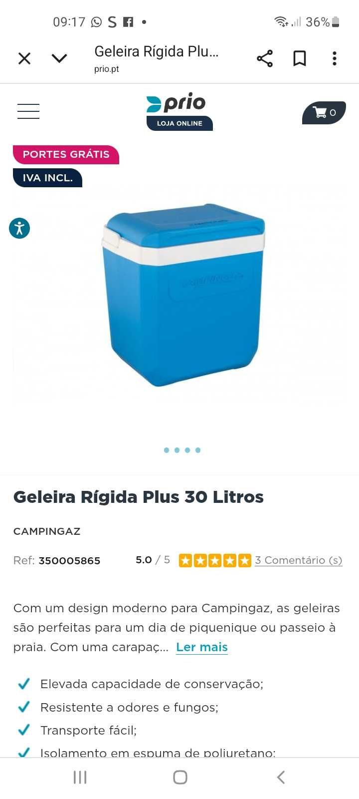 Geladeira campingas