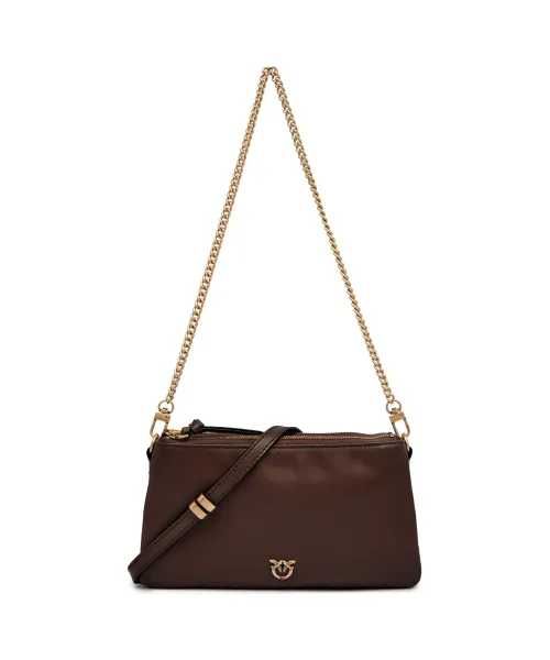 Pinko
Skórzana torebka na ramię DOUBLE MINI