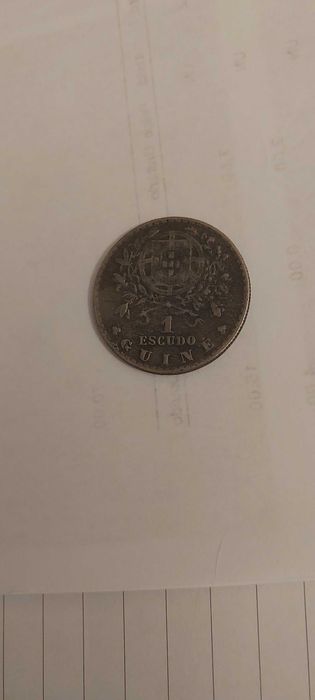 2 moedas de 1 escudo Guiné 1933