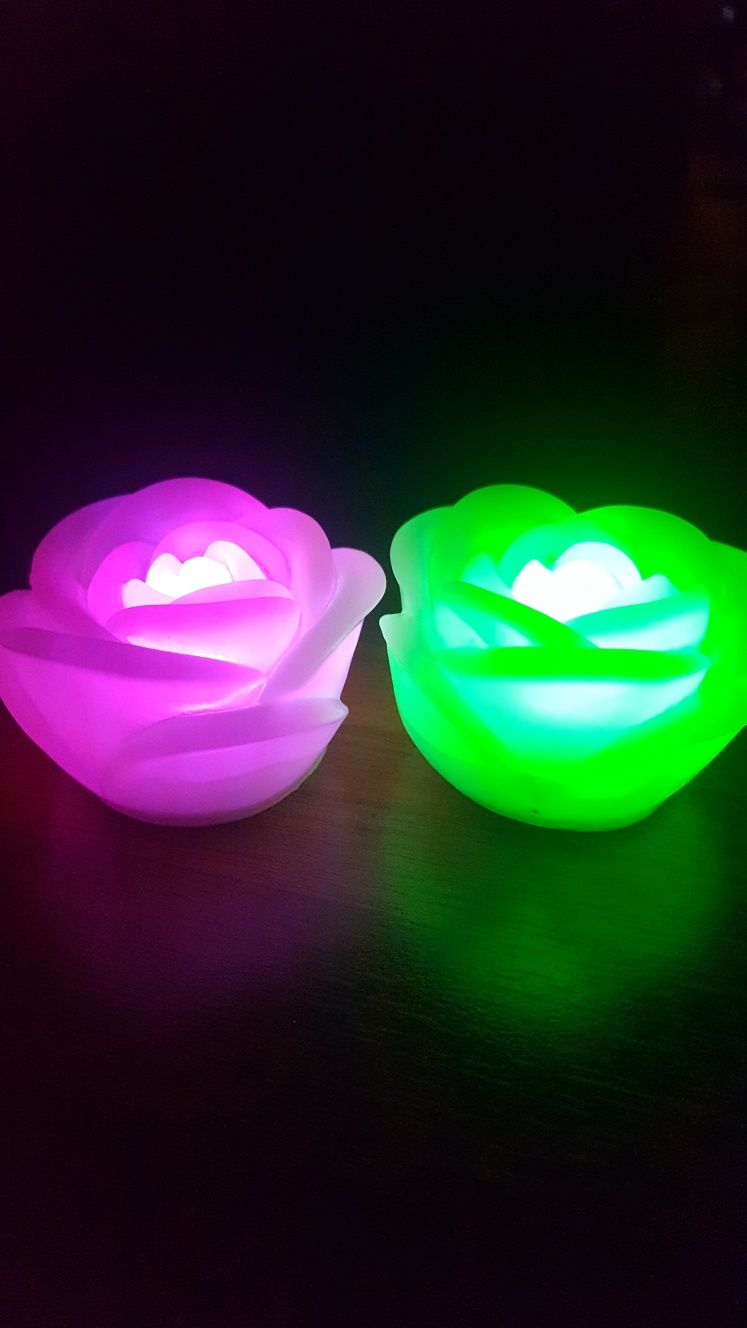 Róża LED romantyczna dekoracja