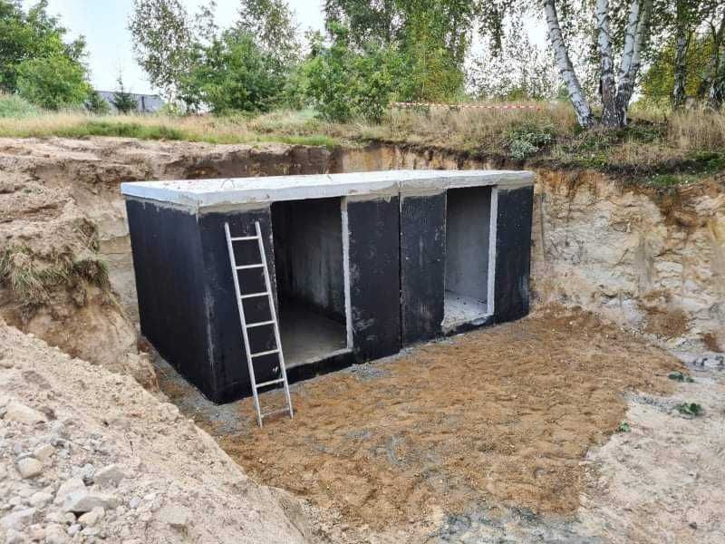 Szczelne szambo 4m3 betonowe zbiornik  piwniczki Kompleksowo z wykopem