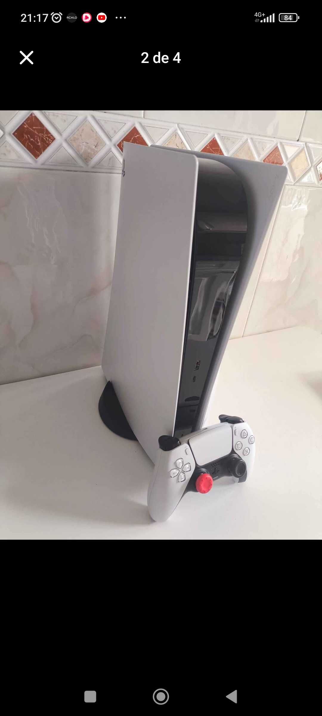 PS5 1 Com Caixa e como novo( Versão Disco)