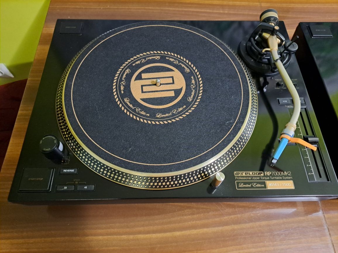 Sprzedam limitowane gramofony Reloop Rp7000 MK2 Limited Edition Gold