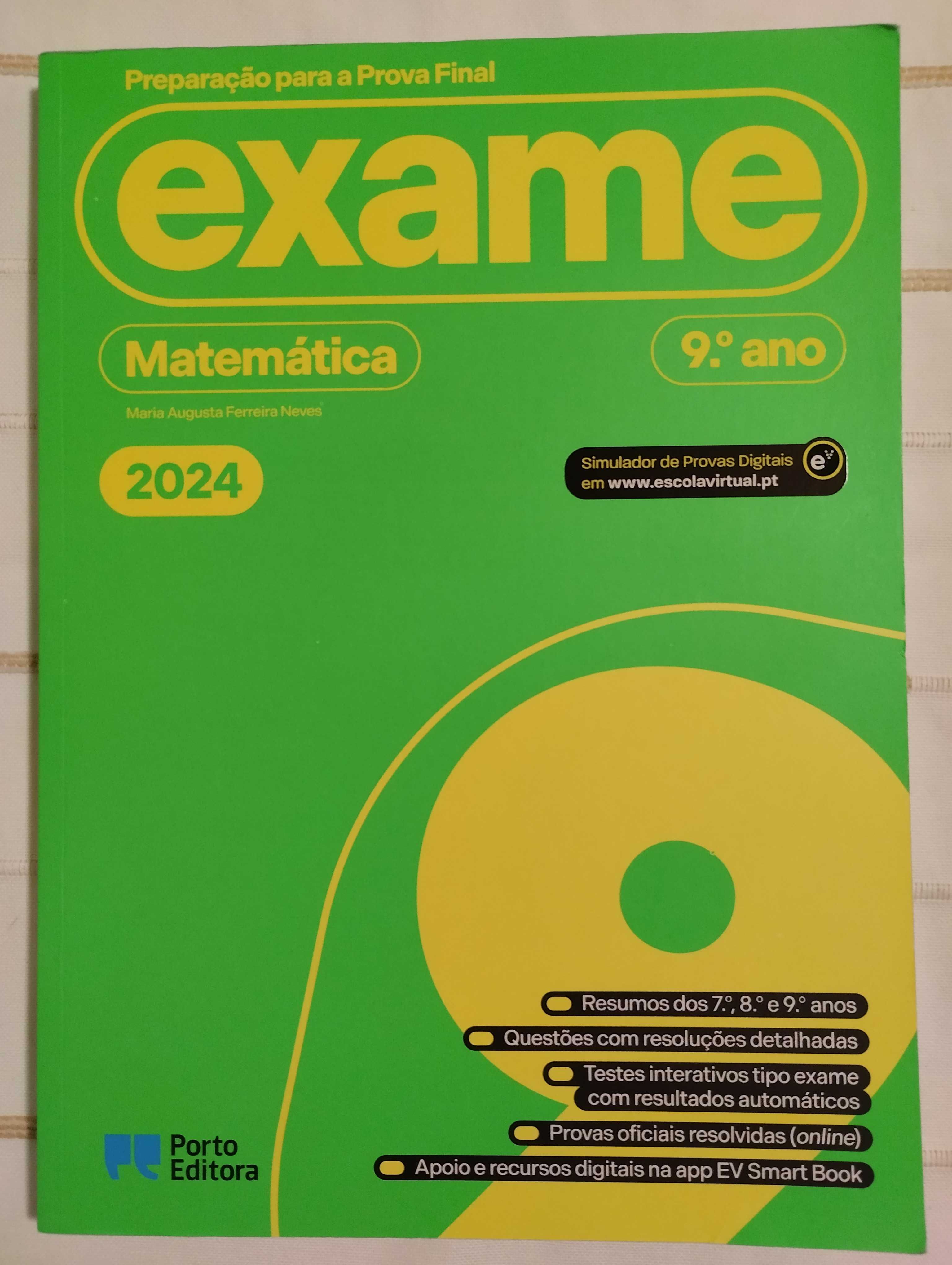 Exame Matemática 9ºAno 2024 (preparação para a prova final)