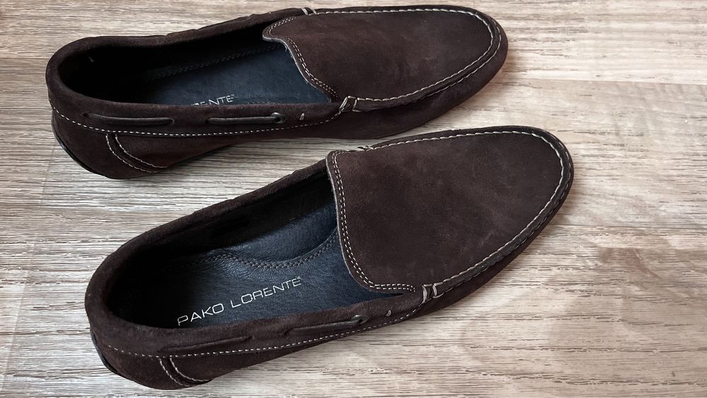 Нові фірмові лофери чоловічі коричневі PAKO LORENTE  42, 44
