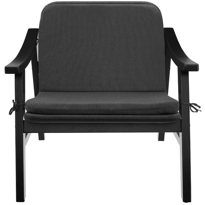 Krzesło rattanowe Treviso czarny OUTLET