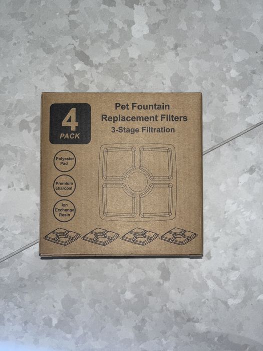 Filtry do poidełka dla zwierząt kwadratowe