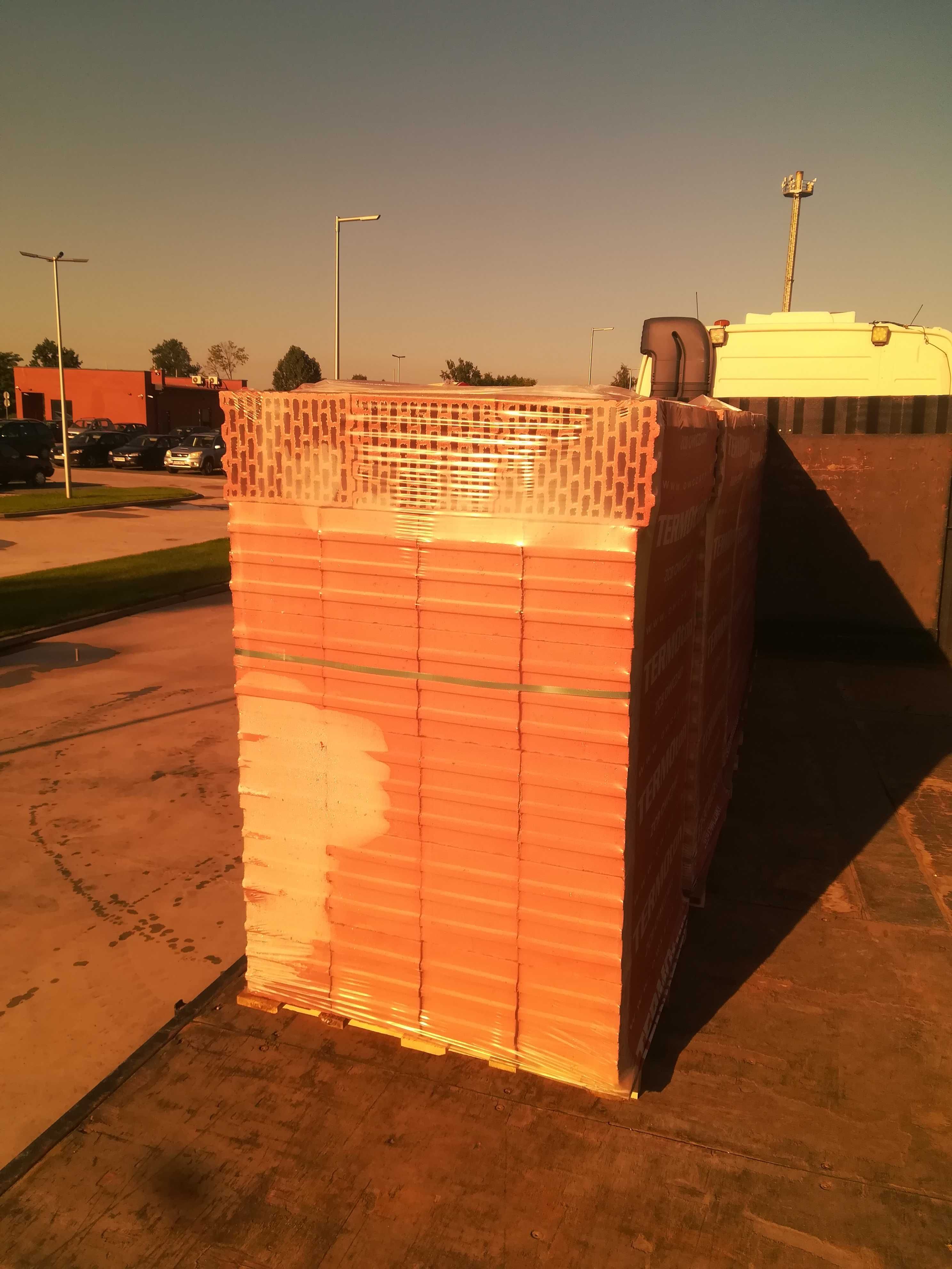 Cena Brutto z Transportem Cegła, Pustak Ceramiczny PW 25 typ Porotherm