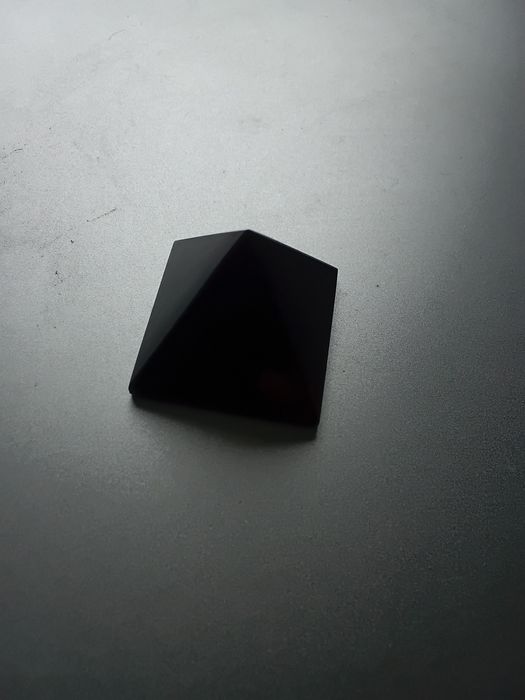 Pirâmide  Quartzo de Obsidiana natural, torre de energia de cura Reiki