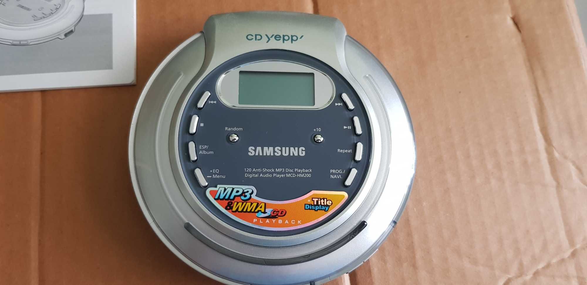 Discman Samsung Yepp MCD-HM200 MP3/WMA  120s Antishock