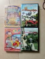 DVDs infantis - Lote de 4 - Ovelha choné, Manny Mãozinhas e Noddy