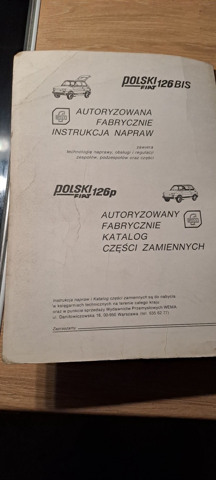 Książka serwisowa FIAT126p