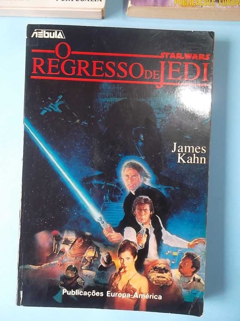 Trilogia GUERRA DAS ESTRELAS (STAR WARS) edição portuguesa, literatura