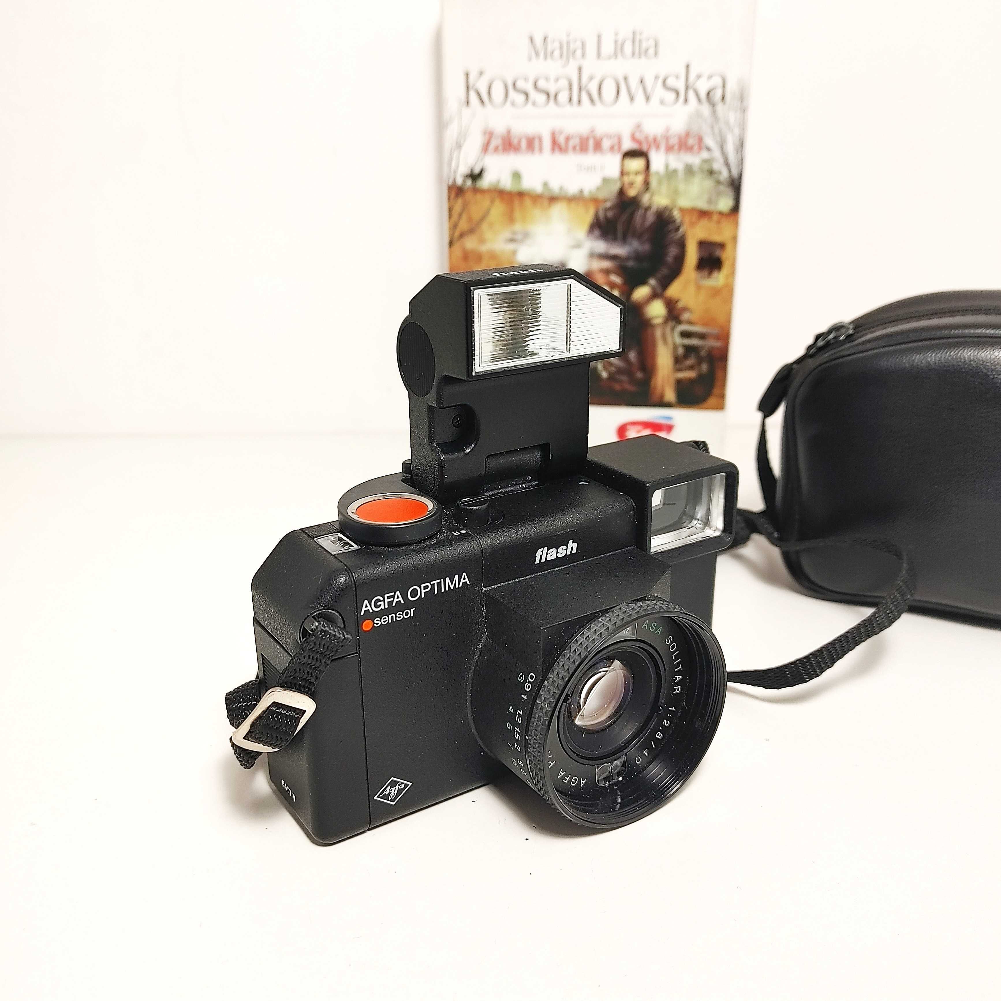 Aparat analogowy Vintage AGFA Optima Sensor Flash Electronic Cudo