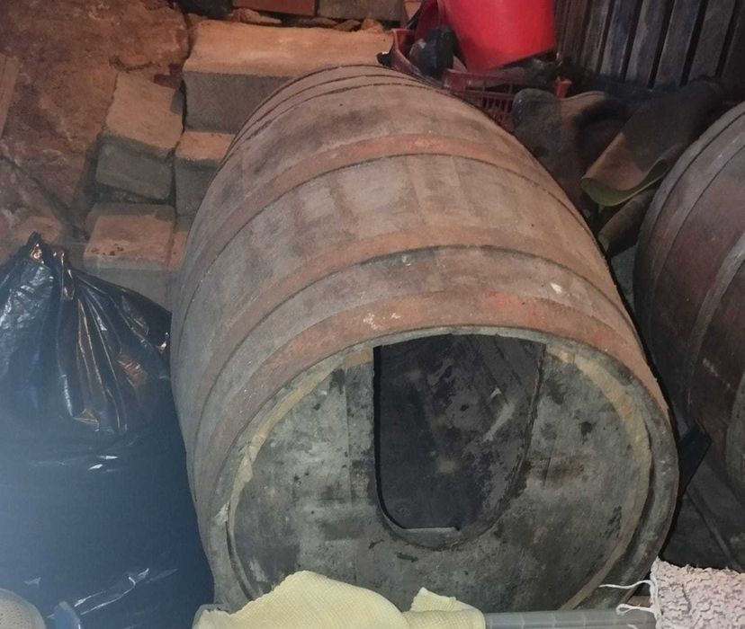 pipas de vinho + prensa