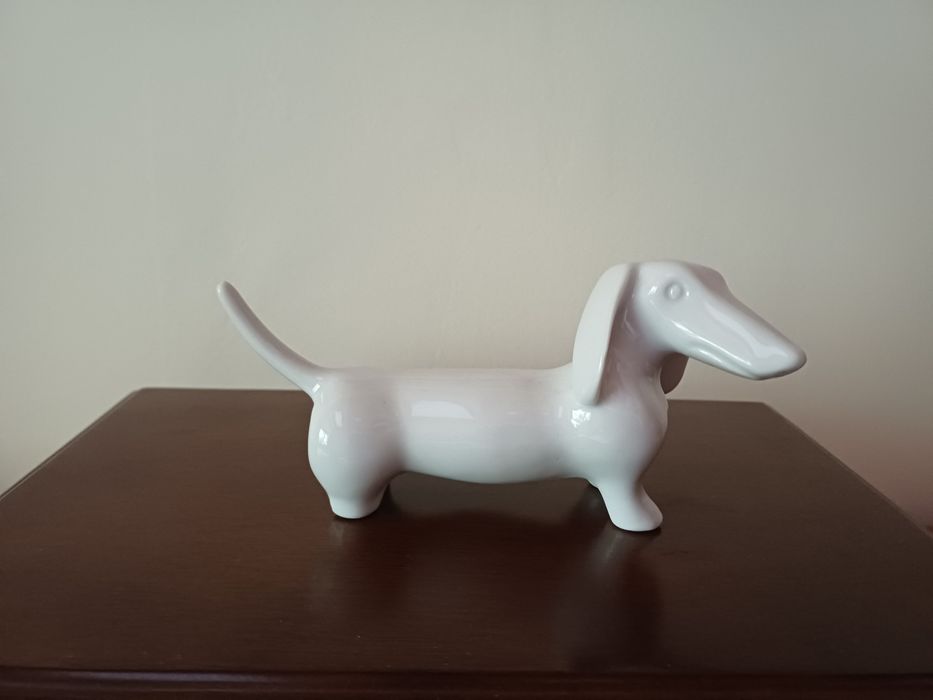 Figurka Pies Jamnik Giesche Bogucice