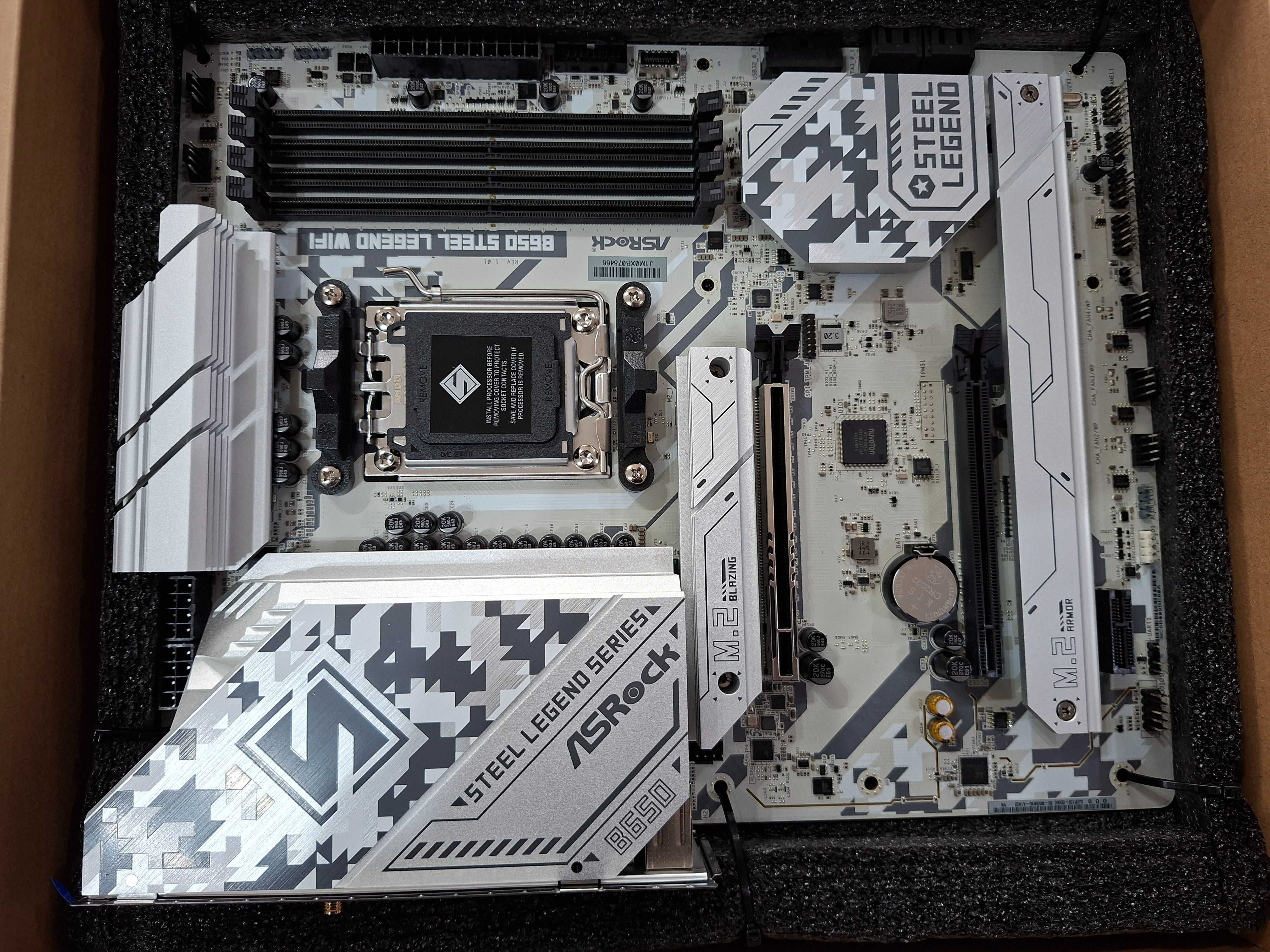 Płyta główna ASRock B650 Steel Legend WiFi DDR 5 AMD Ryzen KOMPLET