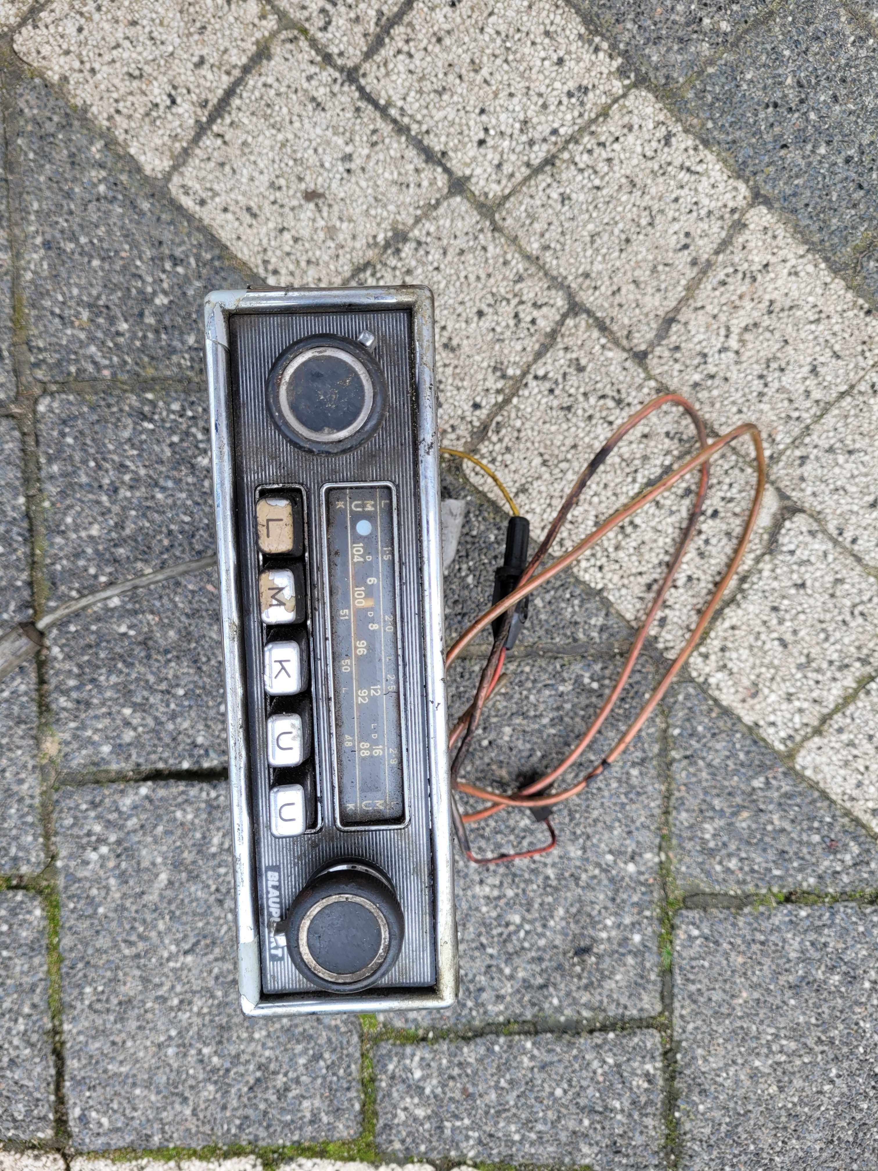 Radio samochodowe Blaupunkt z lat 60-70