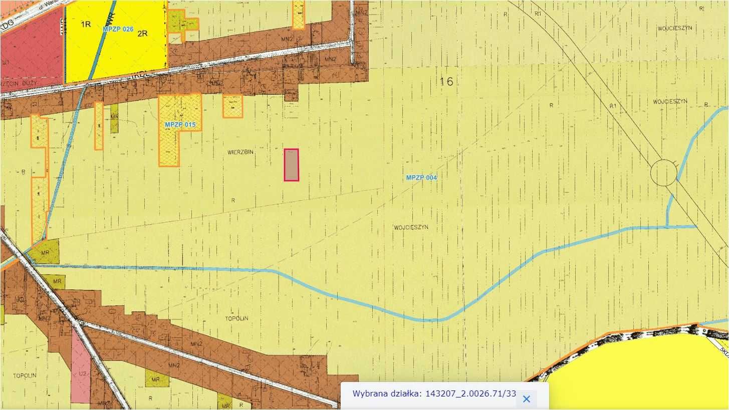 Działka rolna Wierzbin, ul. Królowej Marysieńki - 3000 m2