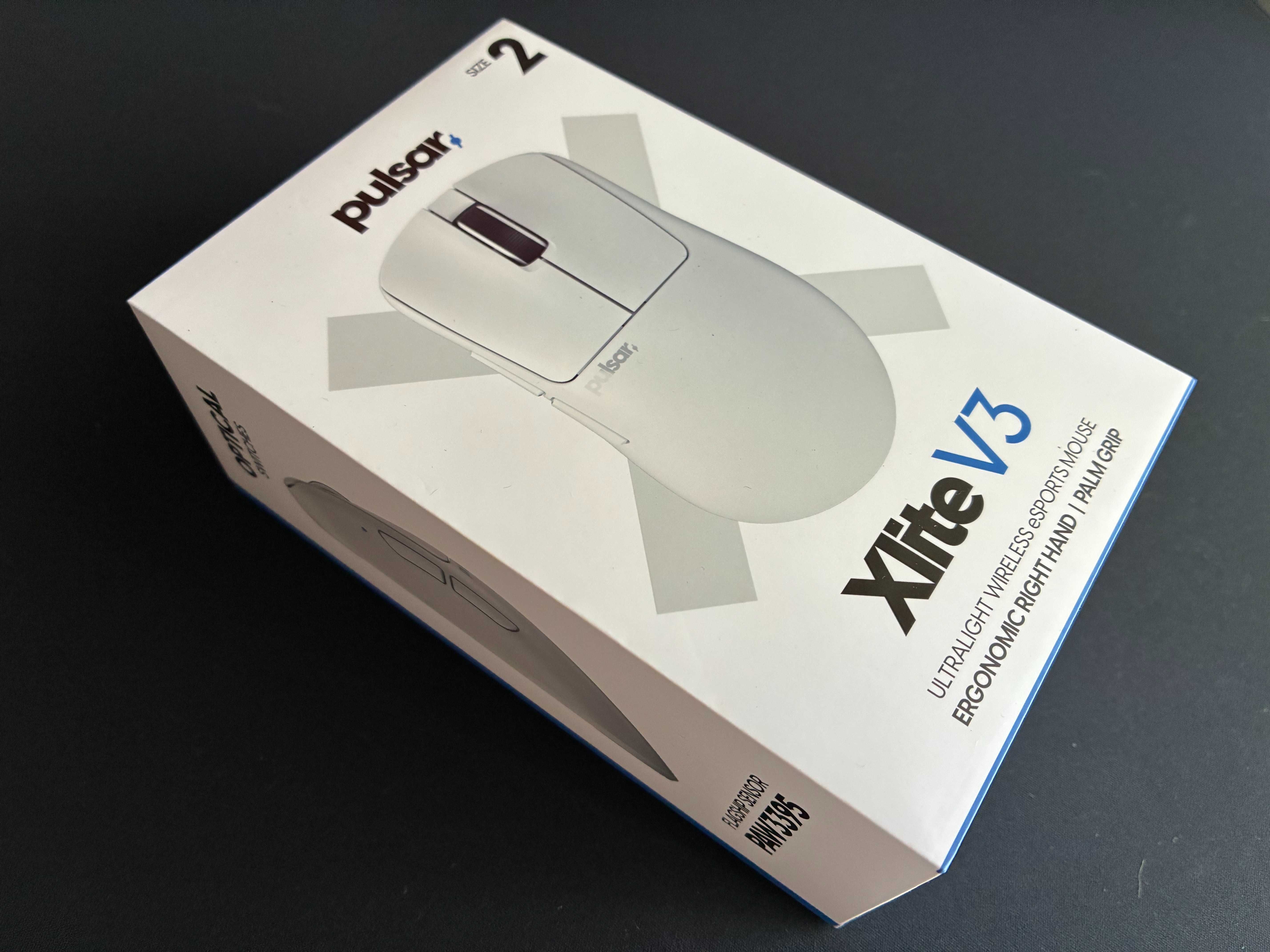 Rato Pulsar Xlite V3 Size 2 Branco NOVO c/FATURA