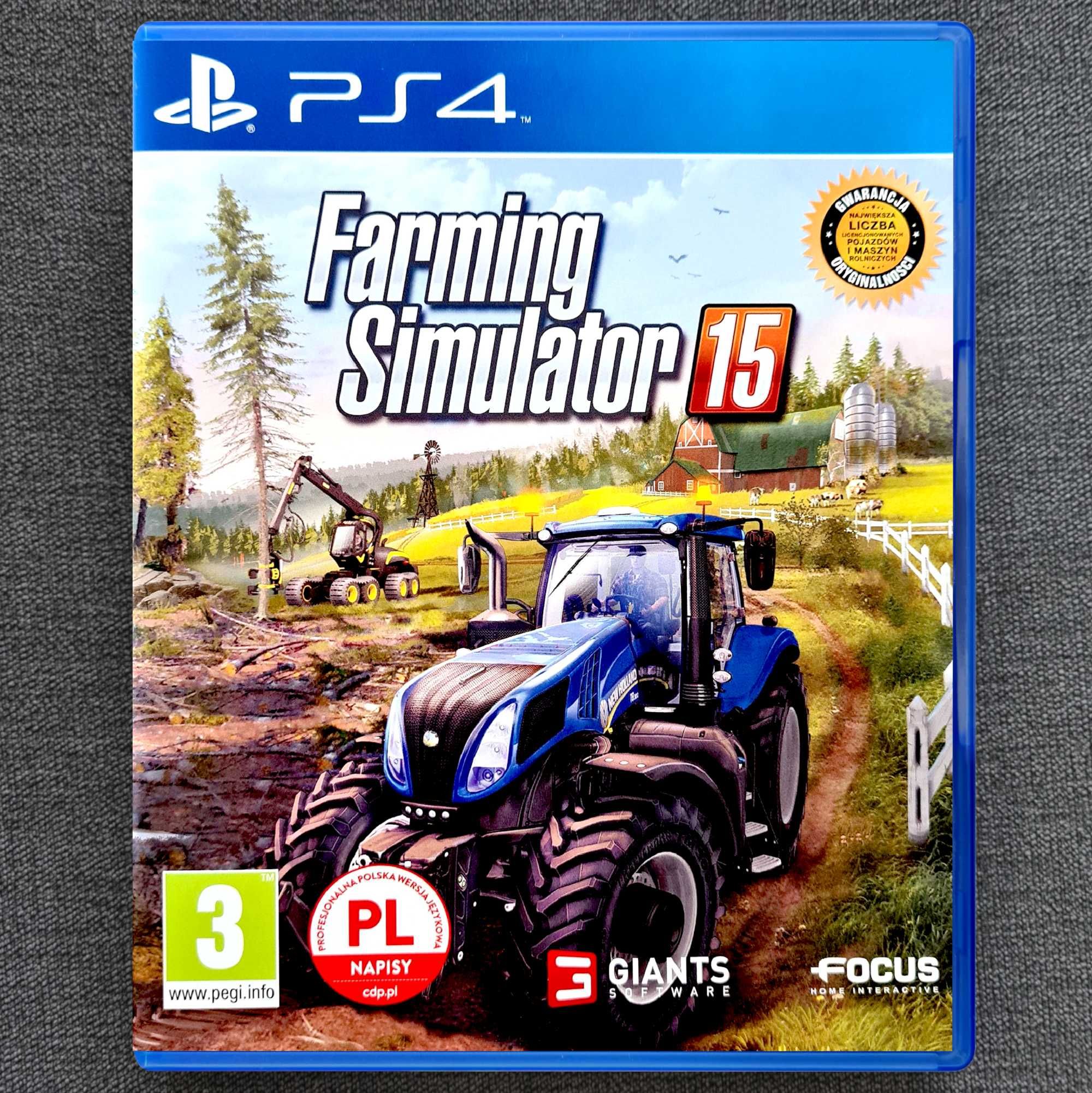 Farming Simulator 15 Ps4 PL Polskie Napisy Symulator Farmy 2015