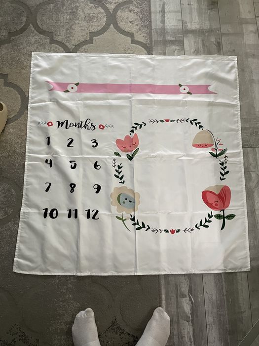 Mata do zdjęć dla niemowlaka.