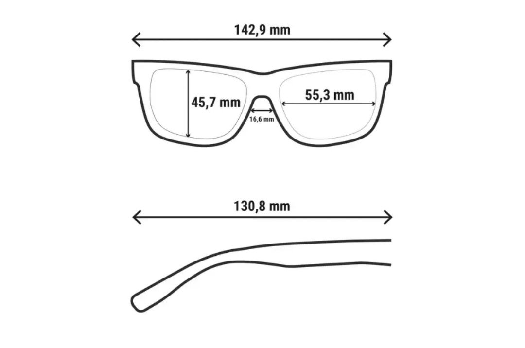 Okulary przeciwsłoneczne Quecha pilotki