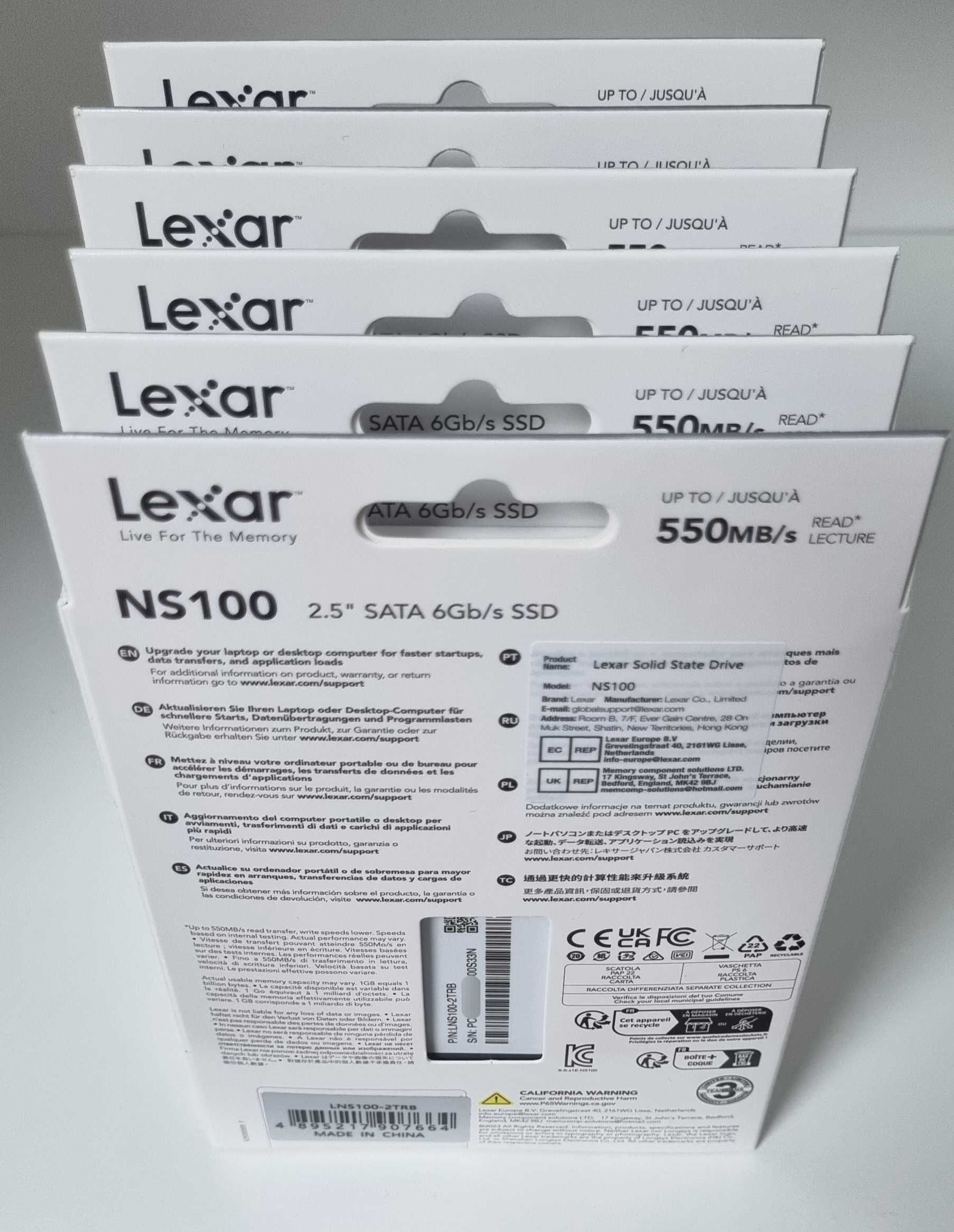 Lexar 2TB SSD - NS100 - 2,5" - SATA III