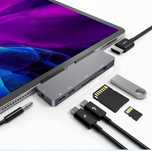 IPAD PRO HUB 7w1 USB-C USB 3.0 SD/TF PD port premium