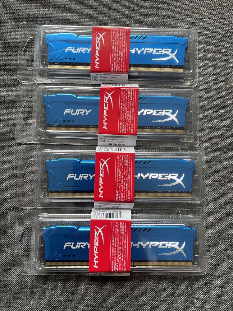 Оперативна пам’ять комплект 32gb dd3 Fury hyperX