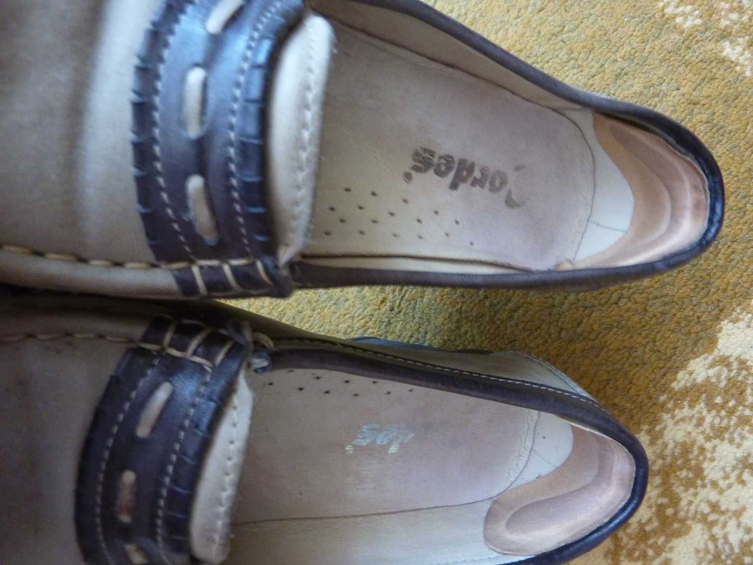 Okazja! Damskie półbuty na koturnie mokasyny r.36