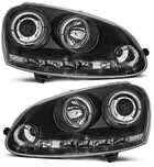 Reflektory Lampy kpl Day line light LED Ring Tuning VW Golf V 5 1k Jetta