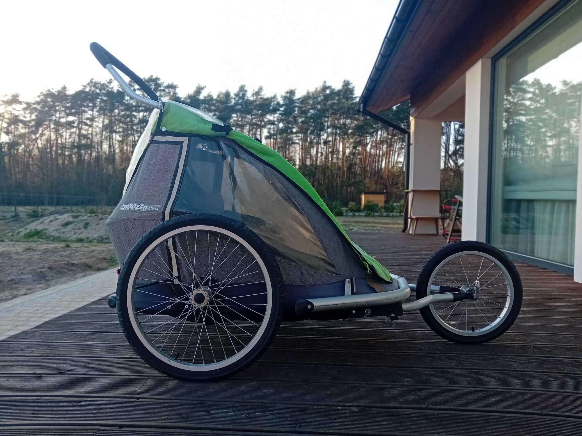 Przyczepka rowerowa Croozer Kid 2 podwójna