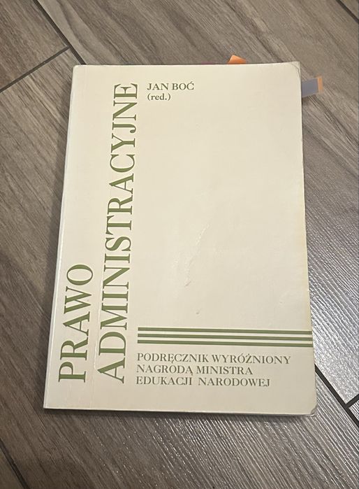 Prawo administracyjne- red. Jan Boć