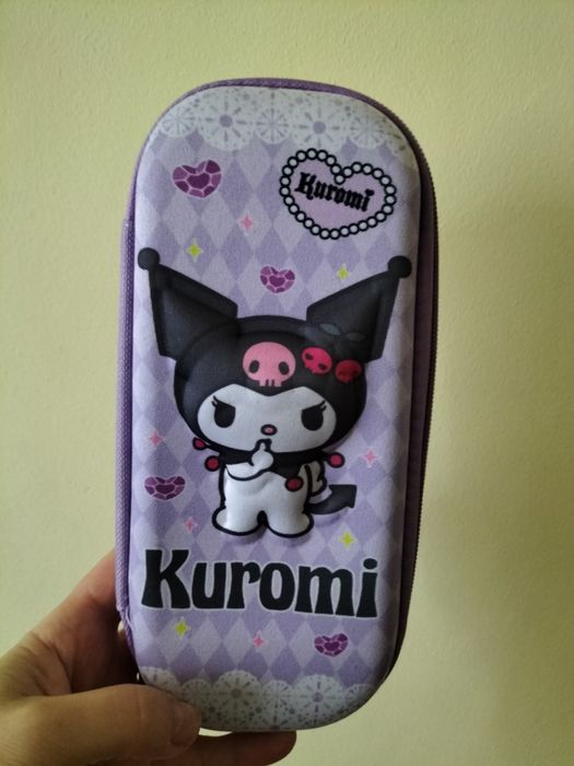 Пенал шкільний з Куромі фіолетовий