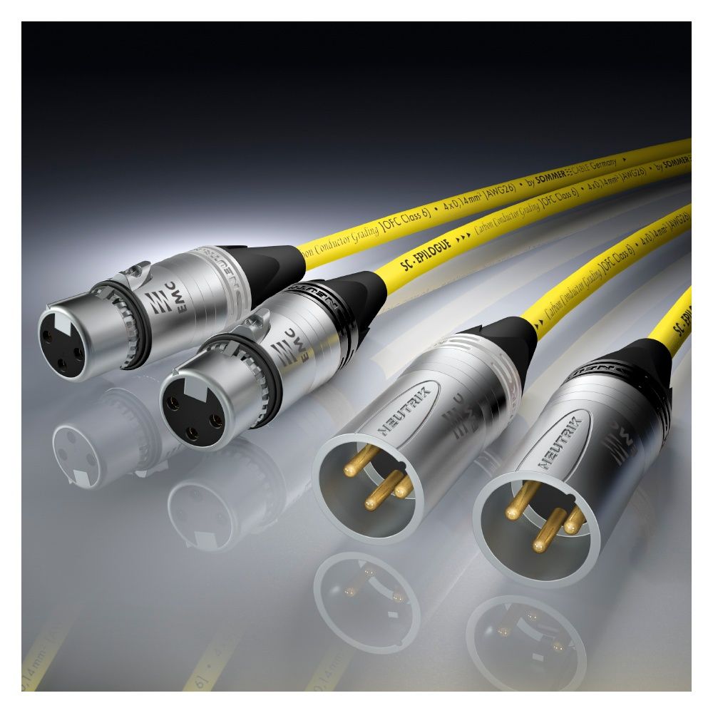 Cabo Hi-Fi Sommer Epilogue XLR quad star mogami canare belden